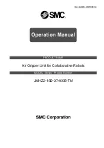 Предварительный просмотр 1 страницы SMC Networks JMHZ2-16D-X7400B-TM Operation Manual