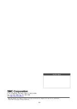 Preview for 25 page of SMC Networks JMHZ2-16D-X7400B-TM Operation Manual