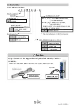 Preview for 10 page of SMC Networks JXCM1 Operation Manual