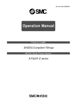 SMC Networks KFG2H-E Series Operation Manual preview