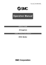 Preview for 1 page of SMC Networks KKA Series Operation Manual