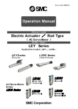 SMC Networks LECSB Operation Manual preview