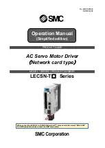 Preview for 1 page of SMC Networks LECSN-T Series Operation Manual