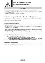 Preview for 5 page of SMC Networks LECSN-T Series Operation Manual