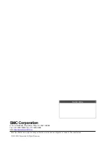 Preview for 8 page of SMC Networks LESYH16-X171 Series Operation Manual