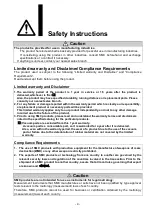 Preview for 4 page of SMC Networks MHM-16D Series Operation Manual