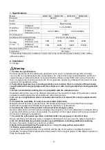 Preview for 5 page of SMC Networks MHM-16D Series Operation Manual