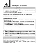 Preview for 4 page of SMC Networks MHM-25D-X7400A-DTP-N Operation Manual