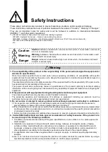 Preview for 3 page of SMC Networks MSQ Series Operation Manual