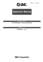 Предварительный просмотр 1 страницы SMC Networks MXQR 6 Operation Manual