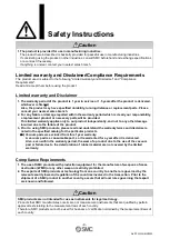 Preview for 5 page of SMC Networks PF3A703H Operation Manual