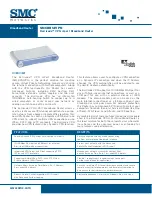 SMC Networks SMC Barricade Plus SMCBR14VPN Specification Sheet предпросмотр