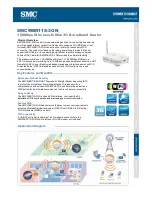 Preview for 1 page of SMC Networks SMCWBR11S-3GN Specifications