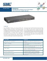 SMC Networks TigerSwitch SMC6128L2 Specifications preview