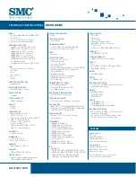 Preview for 2 page of SMC Networks TigerSwitch SMC6624M Specifications