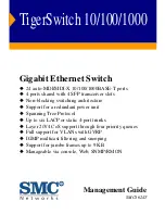 Preview for 1 page of SMC Networks TigerSwitch SMC8624T Management Manual