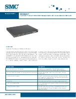 Preview for 1 page of SMC Networks TigerSwitch SMC8624T Technical Specifications