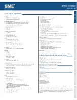 Preview for 2 page of SMC Networks TigerSwitch SMC8708L2 Technical Specifications