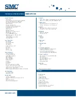 Preview for 2 page of SMC Networks TigerVoIP SMCDSP-200 Specifications