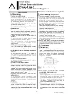 Preview for 5 page of SMC Networks VO325 Series Operation Manual