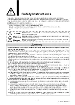 Preview for 3 page of SMC Networks VP31 5 Series Operation Manual