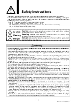 Предварительный просмотр 3 страницы SMC Networks VP500 Series Operation Manual