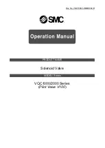 SMC Networks VQC1000 Operation Manual preview
