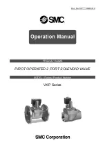 SMC Networks VXP Series Operation Manual preview