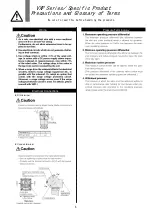 Preview for 8 page of SMC Networks VXP Series Operation Manual