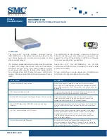 Предварительный просмотр 1 страницы SMC Networks WBR14-G2 - FICHE TECHNIQUE Overview