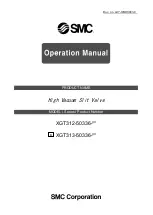 Предварительный просмотр 1 страницы SMC Networks XGT312-50336 Series Operation Manual