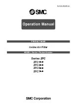 SMC Networks ZFC Series Operation Manual preview