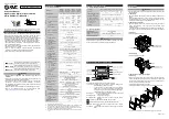 Preview for 1 page of SMC Networks ZSE20C Series Instruction Manual