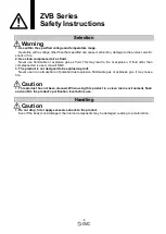 Preview for 5 page of SMC Networks ZVB40 Operation Manual