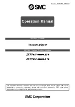 SMC Networks ZXP7 11-X1 Series Operation Manual preview