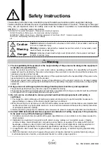 Preview for 3 page of SMC Networks ZXP7 X1 KA Series Operation Manual