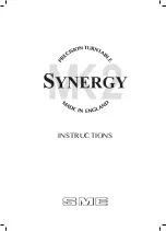 Preview for 1 page of SME Diamond MK2 Synergy Instructions Manual