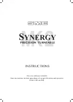 Preview for 3 page of SME Diamond MK2 Synergy Instructions Manual