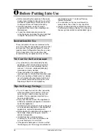 Preview for 2 page of Smeg 142306 Instructions For Use Manual