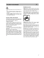 Preview for 9 page of Smeg 225678 N71 (Portuguese) Manual De Instruções