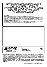 Предварительный просмотр 13 страницы Smeg 8017709180829 Use, Installation And Maintenance Instructions