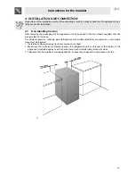 Предварительный просмотр 5 страницы Smeg 914773118 Instructions For Installation And Use Manual