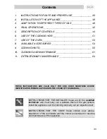 Preview for 1 page of Smeg A1-2 Instructions For Installation And Use Manual