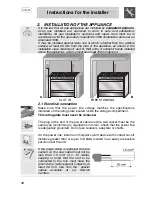 Предварительный просмотр 4 страницы Smeg A1-2 Instructions For Installation And Use Manual