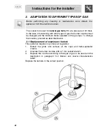 Предварительный просмотр 6 страницы Smeg A1-2 Instructions For Installation And Use Manual