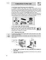 Предварительный просмотр 28 страницы Smeg A1-2 Instructions For Installation And Use Manual