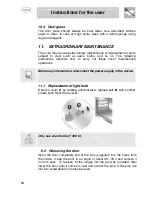 Предварительный просмотр 30 страницы Smeg A1-2 Instructions For Installation And Use Manual