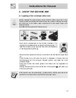 Preview for 19 page of Smeg A11A-6 Instruction Manual