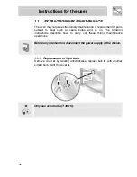 Preview for 30 page of Smeg A11A-6 Instruction Manual