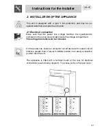 Предварительный просмотр 4 страницы Smeg A1C Instruction Manual